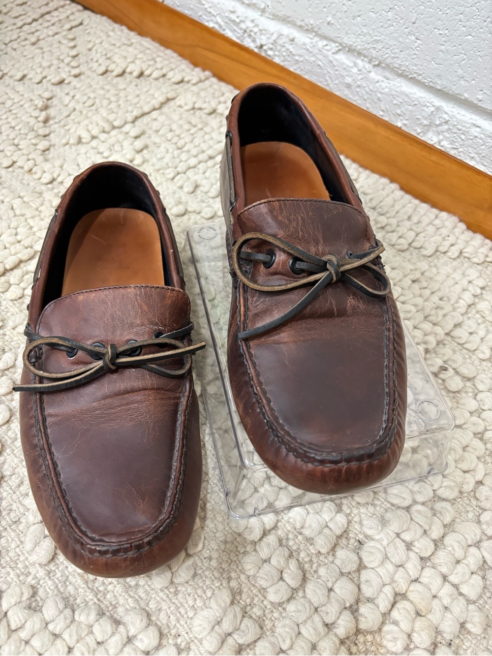Frye Brown Leather driving shoe